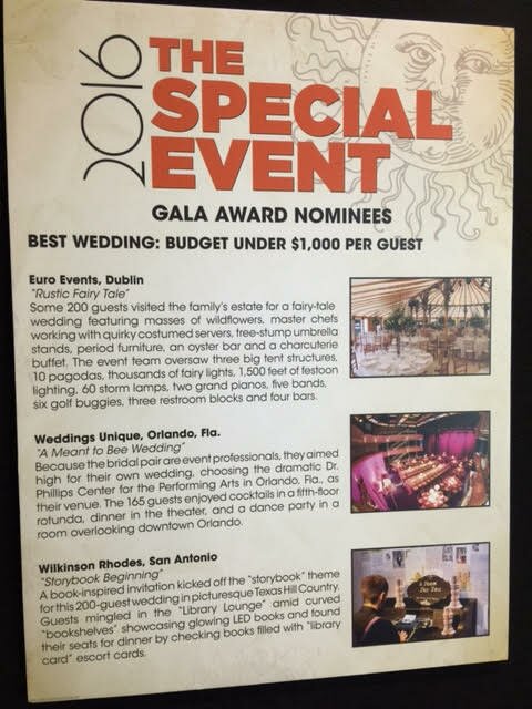 Special Events Gala Best Wedding