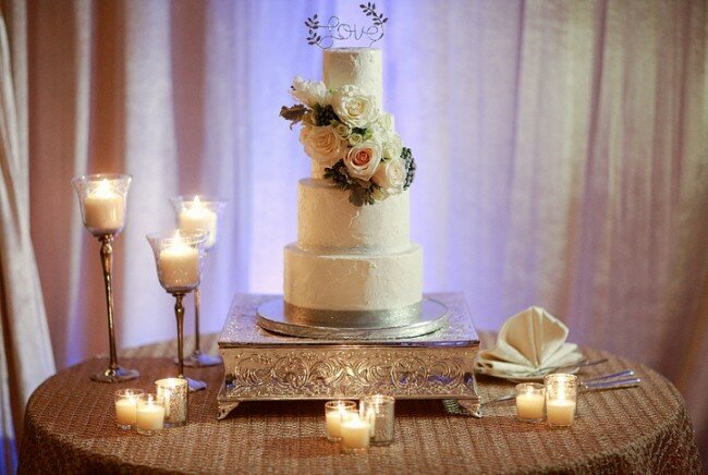 Winter Wedding Buttercream Cake