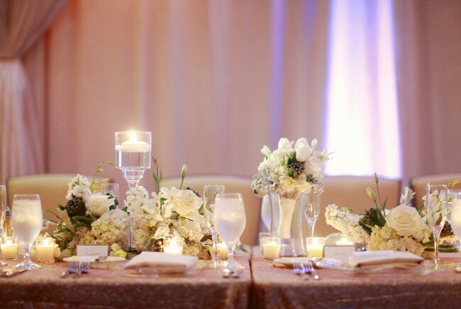 Winter Wedding, Sweetheart Table