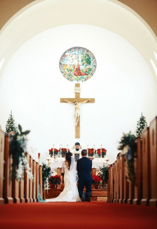 Winter Wedding Ceremony