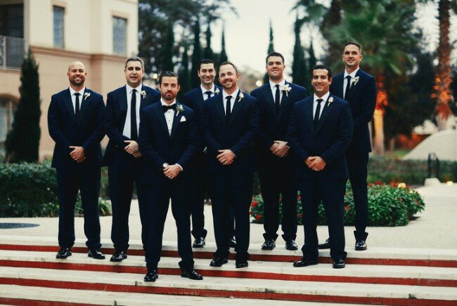 Winter Wedding, Groomsmen