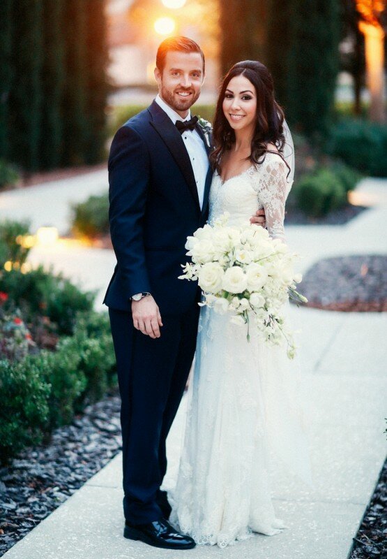 Winter Wedding, White Bouquet